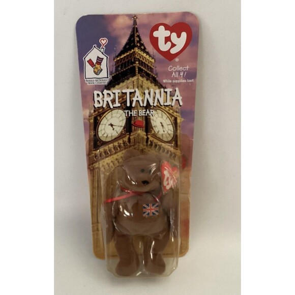 TY BEANIE BABIES LOT 5 Assorted McDonald House, Inter Bear,  Teenie Beanie Mel - Picture 7 of 13